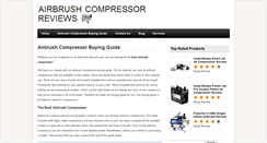 Desktop Screenshot of airbrushcompressorreviews.net